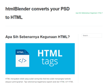 Tablet Screenshot of htmlblender.com